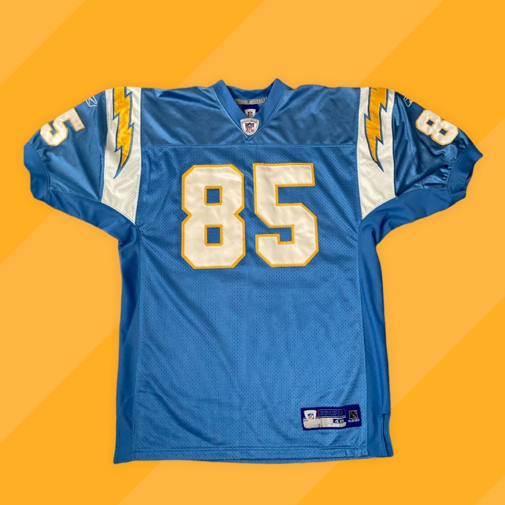 AUTHENTIC LA CHARGERS ANTONIO GATES JERSEY SIZE 48 - ONLY $30!!! SAN DIEGO